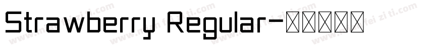 Strawberry Regular字体转换